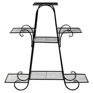 Support de plante suspendu décoratif en fer, adapté aux jardins, patios et porches, améliorant l'aménagement vertical des plantes - Product Image 2