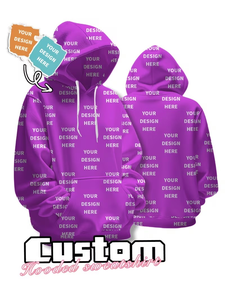 Customized Photo/Logo Men's Fleece Pullover Hoodie Full-Body Printed Cartoon Pattern Eco-Friendly Multi-Color Options Soft - Product Image 6