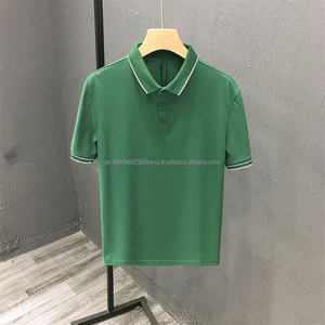 Camiseta de Manga Corta para Hombre, Diseño Personalizado con Logotipo OEM, Estilo Business, Cuello de Solapa Fina, Tela de Seda Helada, Polo de Alta Gama - Product Image 3