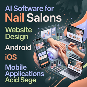 Ai ERP CRM ซอฟต์แวร์ออกแบบเว็บไซต์ร้านทำเล็บ Android iOS แอพพลิเคชั่นมือถือ WordPress shopify ปลั๊กอิน Ai ร้านค้าอีคอมเมิร์ซ - Product Image 2