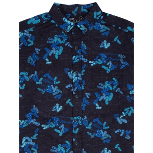 Camisa estampada elegante para hombre, con diseño elegante, informal y formal - Product Image 2