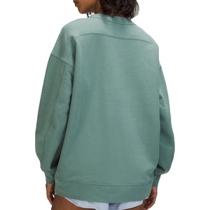 Sudadera Exclusiva de Moda para Mujer, 100% Algodón, con Capucha, Manga Larga, Diseño Personalizado, Venta al Por Mayor, Ecológica, Cuello Redondo, Informal - Product Image 2