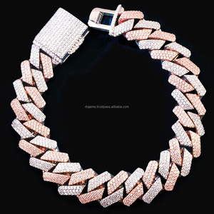 Cadena de Tenis de Alta Calidad con Diamantes Cultivados en Laboratorio con Corte Esmeralda, Oro de 14K, 2-6.5mm, D VVS, Certificado IGI, Collar para Hombre y Mujer - Product Image 3