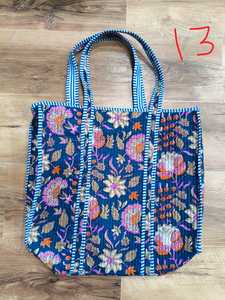 Bolso Tote Grande de Hombro Acolchado de Algodón con Estampado Artesanal, Estilo Indio, para Fin de Semana, Hecho a Mano, Lavable - Product Image 6