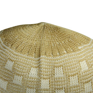 Chapeau de prière musulman personnalisé pour hommes, chapeau Kufi doux et respirant, fabricant en gros, fabriqué au Pakistan - Product Image 2