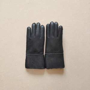 Gants d'hiver en cuir véritable RELEVO INDUSTRIES, chauds et doublés thermiquement, manches longues, vente en gros, en stock - Product Image 2