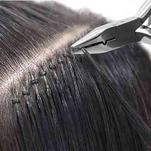 Kit de Herramientas Profesionales de Acero Inoxidable de Grado Quirúrgico para Extensiones de Cabello: Alicates, Gancho, Aguja, Peine de Bucle, Anillo Micro/Nano - Product Image 3