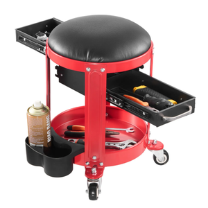 OEM Vietnam Rolling Creeper Seat with Drawers Garage <b>Stool</b> with Wheels Tool Storage <b>Workshop</b> Mechanic Seat GAPGAR028 - Product Image 3