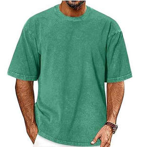Camiseta clásica extragrande para hombre, de algodón suelto, cuello redondo, tela transpirable, estilo casual, cómoda para uso diario, ropa de verano. - Product Image 1