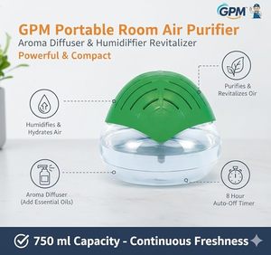 Revitaliseur d'air haut de gamme au design moderne, compact, portable et facile à utiliser, assurant une qualité d'air saine pour les espaces domestiques et hôteliers - Product Image 4