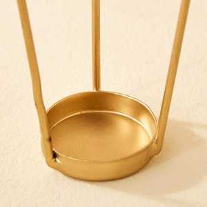 Juego de Candelabros de Latón Ecológicos con 3 y 5 Brazos para Decoración de Bodas y Hogar, Portavelas de Metal Duradero, Estilo Europeo, por UO - Product Image 4