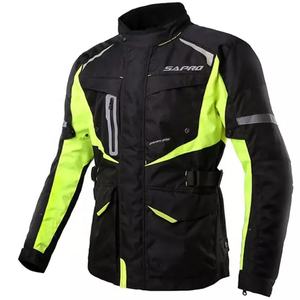 Chaqueta de Turismo de motocicleta para hombre para todas las estaciones, aprobada por la CE, chaqueta de ventilación reflectante impermeable 3/4 y forro extraíble - Product Image 1
