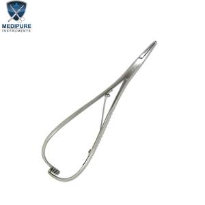Porte-aiguille Mathieu de haute qualité 14 cm 18 cm à mâchoires croisées dentelées pour usage chirurgical – Instruments chirurgicaux - Product Image 1