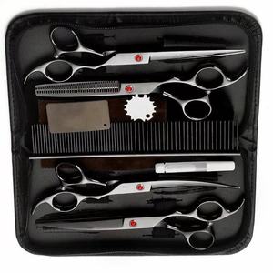 Professional Stainless Steel <b>Barber</b> Scissors <b>Set</b> Hair Cutting Shears Salon Tools - Product Image 4