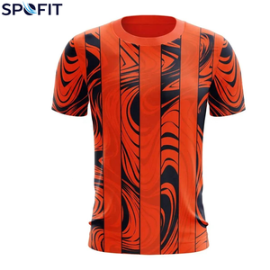 เสื้อยืดผู้ชายแบบทางการ คอกลม ทรงปกติ พิมพ์ลายแบบระเหิด เป็นมิตรกับสิ่งแวดล้อม ระบายอากาศได้ดี ดีไซน์โดดเด่น ผลิตจากโพลีเอสเตอร์ 100% สินค้ามาใหม่ - Product Image 2