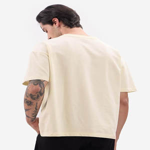 Camiseta de algodón 100% de calidad garantizada, Camiseta de punto ligera para hombre para ropa de verano - Product Image 3