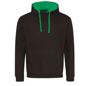 Sweat-shirt à capuche noir pour homme, coupe classique, en molleton de coton, couleur unie, avec poche, pour l'automne - Product Image 3
