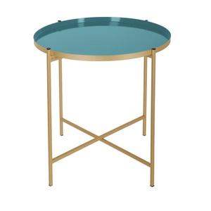 Mesas Auxiliares Decorativas de Hierro Modernas y Elegantes, Muebles de Sala de Estar para el Hogar, Tamaño, Forma y Color Personalizables - Product Image 1