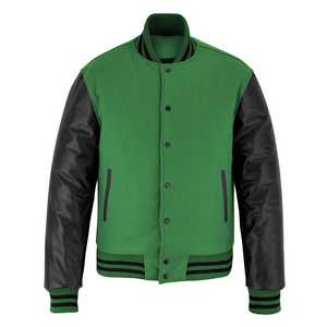 Chaqueta mono para hombre, chaqueta de exterior de alta calidad para hombre, chaqueta de béisbol personalizada OEM, chaqueta varsity de nuevo diseño para hombre - Product Image 1