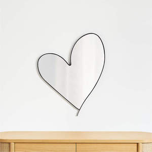 Grande specchio a parete a cuore di Leanne Ford specchio dorato a parete camera da letto soggiorno camera da letto decorazione del bagno - Product Image 2