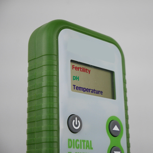Testeur numérique de pH, de température et de fertilité du sol Rapitech à 3 voies, construction en plastique + métal, longueur 20 cm, pour serres et agriculture - Product Image 5