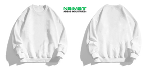 เสื้อสเวตเชิ้ตคอกลมผ้าคอตตอนหนานุ่มทรงปกติสำหรับผู้ชาย ไหล่ตก ซิปสูง ผ้าฟลีซเนื้อนุ่ม ใส่สบาย เหมาะสำหรับฤดูหนาว ปักลาย - Product Image 4