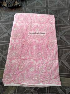Tissu en coton imprimé à la main avec motifs floraux, imprimé traditionnel indien, doux, lavable, textile d'intérieur - Product Image 2