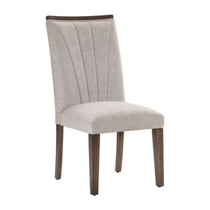 Set di 2 sedie da pranzo in legno dal design contemporaneo con finitura marrone - Product Image 1