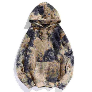 เสื้อฮู้ดดี้ RTS ราคาขายส่ง ผ้าฝ้าย 100% คุณภาพพรีเมียม สกรีนโลโก้ตามสั่ง สไตล์วินเทจ ย้อมสีแบบไทได ทรงพูลโอเวอร์ หนานุ่ม ซักย้อมสีแบบแอซิดวอช รุ่น AI-HD-33 - Product Image 4