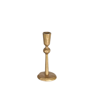 Candelabro Cónico Más Vendido para Decoración del Hogar, Acabado en Latón Antiguo, Soporte para Velas de Aluminio Fundido, Hecho a Mano y Personalizado - Product Image 1
