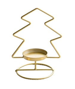 Candelabro de metal con artesanía superior. Elegante portavelas de hierro para realzar la estética de la sala de estar. - Product Image 4