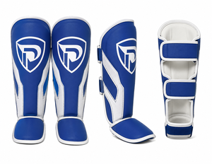New Wholesale DUMELA Unisex Martial Arts Kick Boxing Taekwondo <b>Shin</b> <b>Guards</b> Leather Durable Customizable <b>MMA</b> Training Equipment - Product Image 3