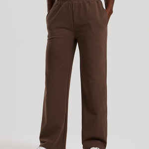 Wholesale Custom Cocoa Women's Comfort Light Straight Leg Joggers Terry Fleece Soft Touch Women Sweatpants Women Pants & Trouser - Product Image 1