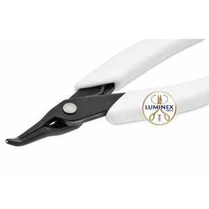 Xuron 450BN <b>Angled</b> Nose Pliers Stainless Steel White Handle Fine Precision Jewelry Electronics OEM Factory CE ISO - Product Image 6