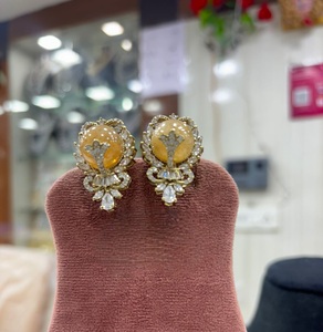 Pendientes de Zirconia Chapados en Oro de Primera Calidad, Elegantes y Modernos, para Mujer, Ideales para Fiestas Nocturnas, Colección de Moda - Product Image 2