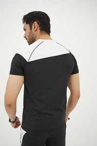 Premium Men Oversized TShirt and Shorts <b>Set</b> Crew Neck Quick Dry Cotton Blend Casual Summer Athletic Wear Streetwear Matching <b>Set</b> - Product Image 3