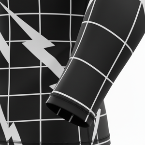 เสื้อรัดรูปแขนยาวแบบยูนิเซ็กซ์ สำหรับครอสเทรนนิ่ง ฟิตเนส บีเจเจ เอ็มเอ็มเอ็ม ยิวยิตสู กราปลิง แห้งเร็ว ชุดกีฬา - Product Image 5