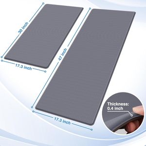 2 Tappeti da Cucina Antifatica, Tappetini Ammortizzati Antiscivolo per Scrivania, Tappetino Impermeabile per Pavimento della Cucina - Product Image 6