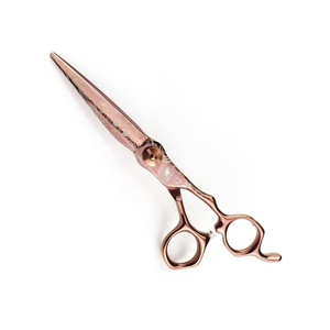 กรรไกรตัดผมสแตนเลสเกรดผ่าตัด สีทองไทเทเนียม ขัดเงาแบบกระจก - Product Image 2