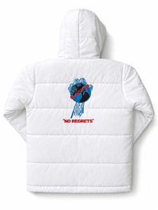 Custom Winter Puffer <b>Jacket</b> with Hood <b>Warm</b> Quilted Lightweight <b>Waterproof</b> Outdoor Fashion <b>Jacket</b> for Men Women - Product Image 4