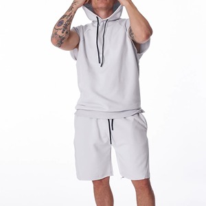 Conjunto de Pantalones Deportivos y Camiseta con Estampado de Letras para Hombre, Logotipo Personalizado, Novedad 2026, Informal, Invierno, Talla Grande, Dos Piezas, 100% Algodón Orgánico - Product Image 2