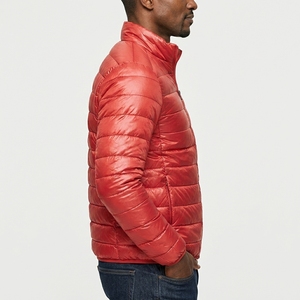 Blouson matelassé léger pour homme, entièrement zippé, col montant, rembourré, pour la course et les activités sportives, chaud, personnalisable, OEM, fabricant en gros - Product Image 4
