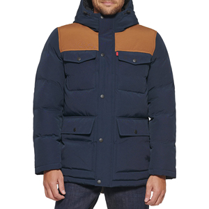 OEM Production Men's Thick Cotton <b>Hooded</b> Parka Supplier for Bulk Apparel Manufacturing 2026 - Product Image 4
