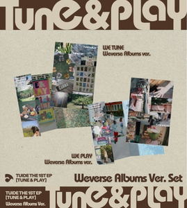 อัลบั้มเพลงป๊อปเกาหลีสำหรับเด็ก TUIDE-TUNE & PLAY บน Weverse (วัสดุพลาสติกและกระดาษ) - Product Image 2
