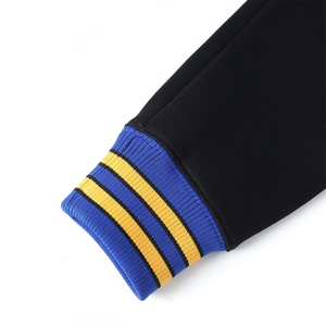 Cardigan en polaire SGRho unisexe, style universitaire noir, pull en tricot avec lettres grecques, tricot décontracté avec couleur personnalisable - Product Image 6