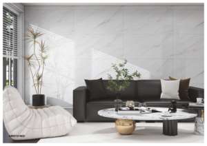 Azulejos de porcelana premium de 600x1200 para pared y suelo, con acabado de mármol pulido, de gran formato, para hoteles, villas y oficinas. - Product Image 2