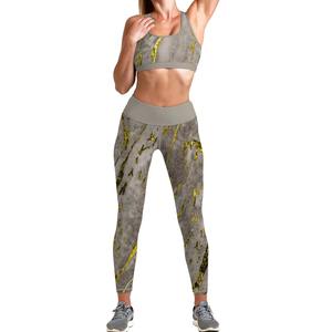 Conjuntos de Ropa Deportiva Elástica de Alta Gama para Mujer, Trajes de Gimnasio, Fitness, Yoga, Ropa Deportiva Activa sin Costuras, Conjunto de Yoga para Mujer - Product Image 1