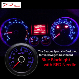 52mm Electrical Water Temp Gauge <b>Kit</b> 100PSI Dimmer Function Specially Designed Golf GTI Rabbit for Volkswagen - Product Image 3