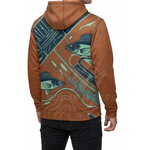 Sweat-shirts de pêche à manches longues, pull-over d'extérieur avec tissu respirant et à séchage rapide pour la pêche, le camping, la randonnée et la navigation de plaisance - Product Image 6