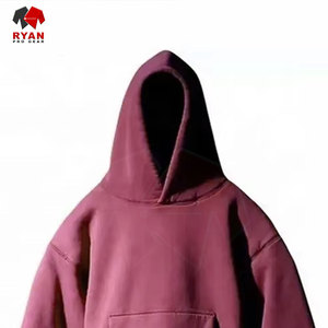 Sweat à capuche pour homme, tissu léger, vêtements décontractés élégants, grandes tailles, couleurs unies - Product Image 2